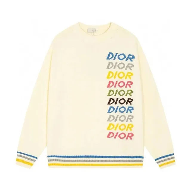 Dior Knit Sweater Multi-Color Logo