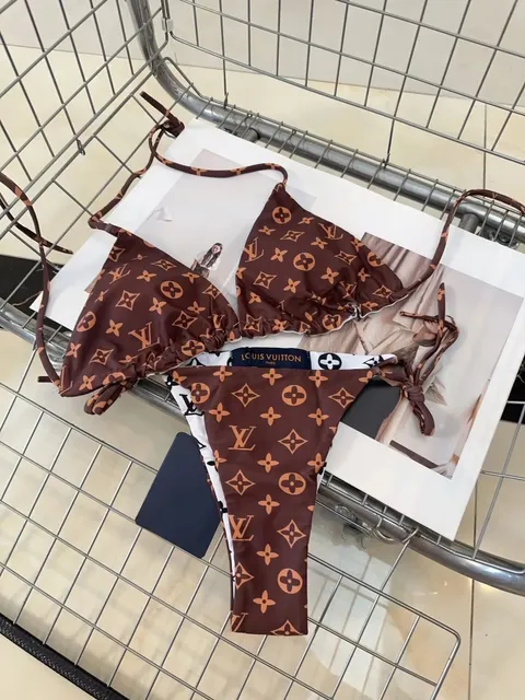 Louis Vuitton Monogram Bikini Set Brown Monogram