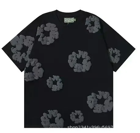 Denim Tears Graphic T-Shirt 3D Logo Print