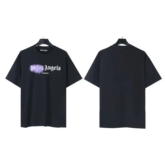 Palm Angels Graphic Tee Purple Logo