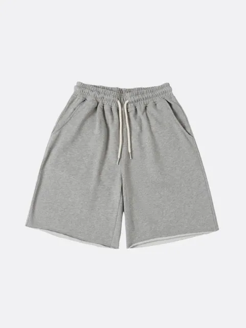 Drawstring Shorts Heather Grey