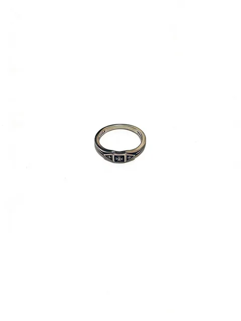 Chrome Hearts Ring Enamel Cross Design
