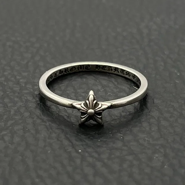 Chrome Hearts Cross Ring Silver