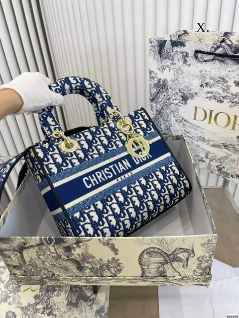 Lady Dior Oblique Print