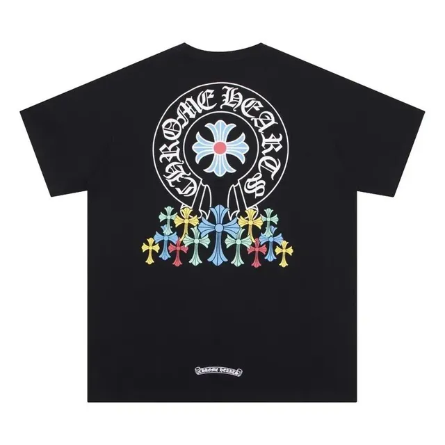Chrome Hearts Graphic Tee Multi-Cross Back Print