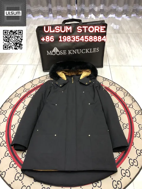 Gucci Puffer Coat Fur-Trimmed Hood