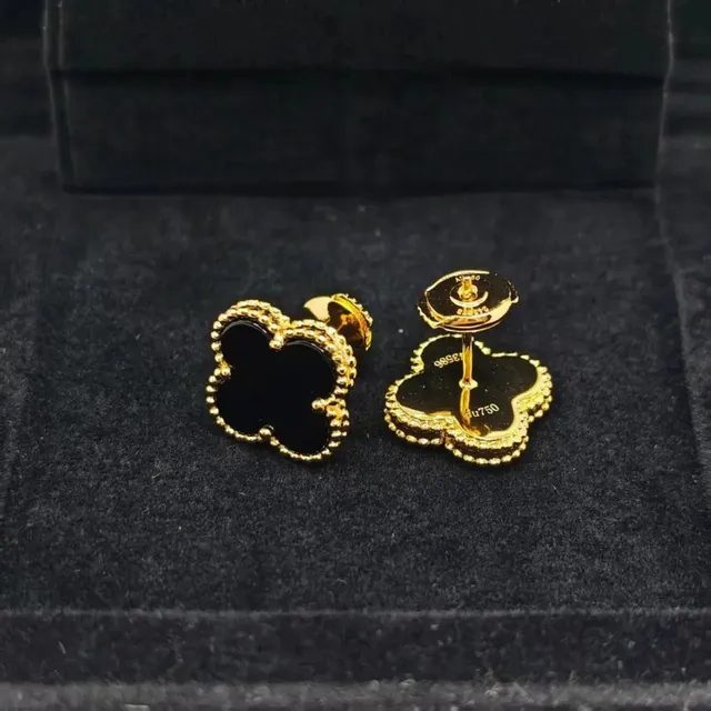 Van Cleef & Arpels Alhambra Earring Black Onyx