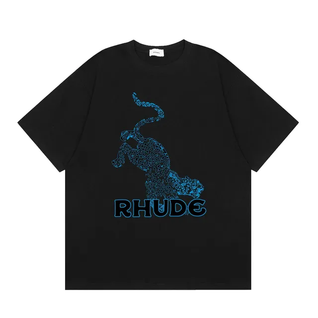 Rhude Graphic Tee Leopard Panther Print