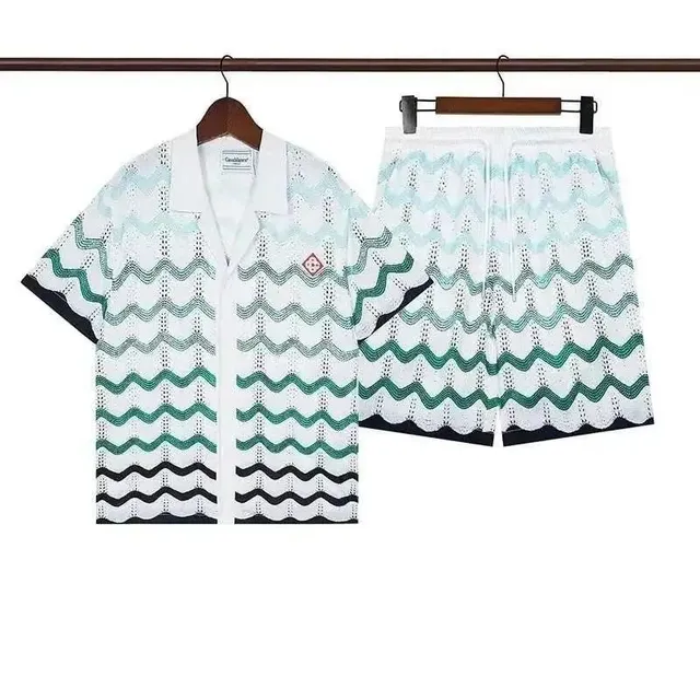 Casablanca Tennis Club Set Wave Knit