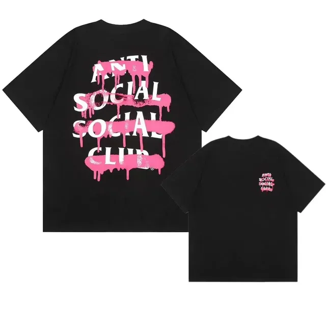 Anti Social Social Club Graphic Tee Dripping Logo