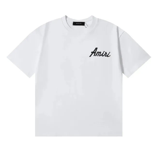 Amiri Logo Tee Black Script Logo
