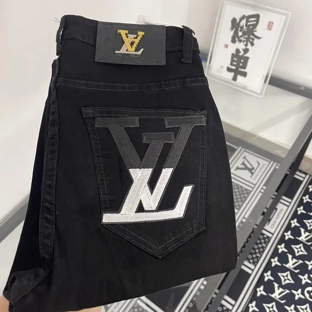 Louis Vuitton Logo Jeans Monogram Patch