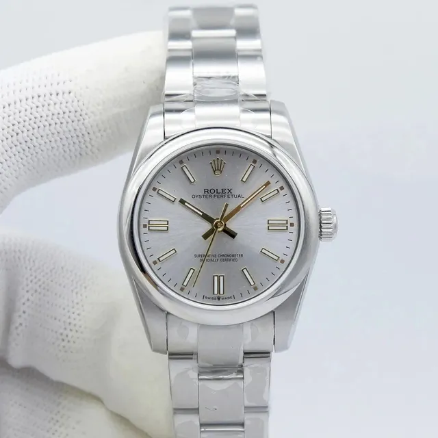 Rolex Oyster Perpetual Silver Dial