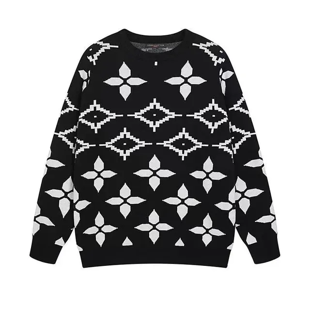Louis Vuitton Knit Sweater Monogram Aztec Pattern