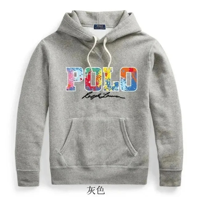Polo Ralph Lauren Hoodie Paint Splatter Logo