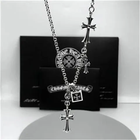 Chrome Hearts Cross Pendant Necklace Multi-Cross