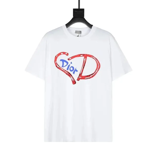 Dior T-Shirt Heart Logo Print