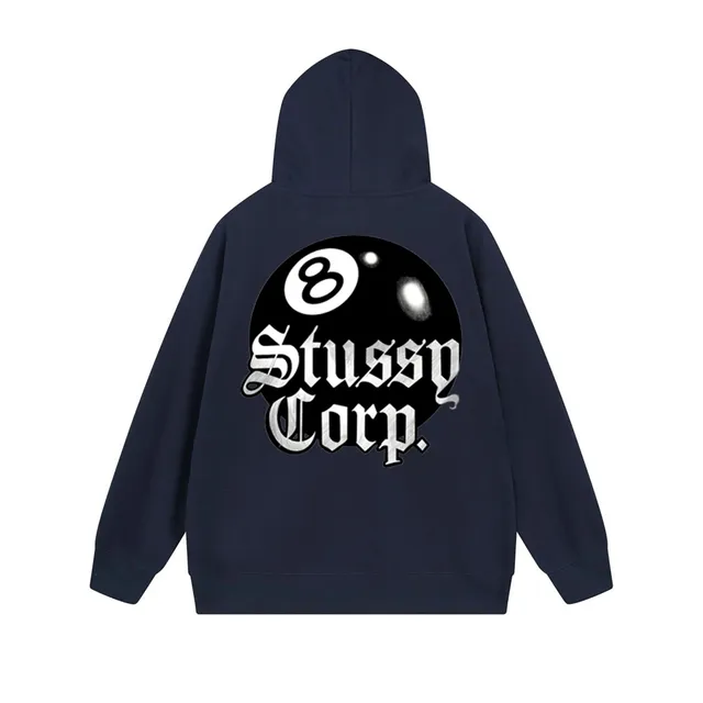 Stüssy Hooded Sweatshirt 8 Ball Graphic