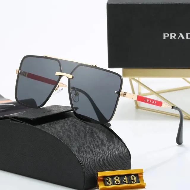 Prada Square Aviator Sunglasses