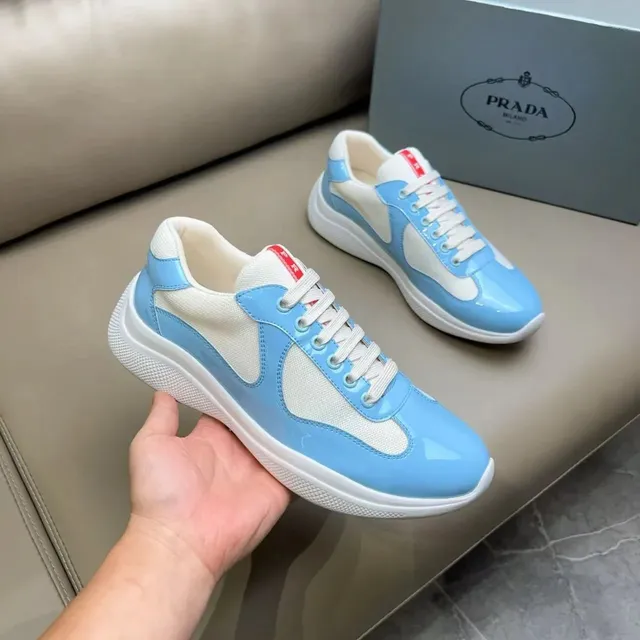 Prada Linea Rossa Sneaker Sky Blue Patent