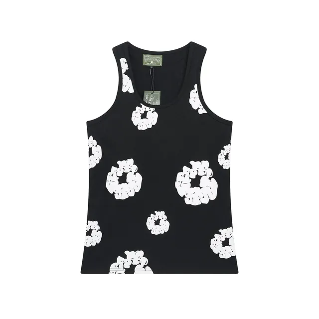 Denim Tears Tank Top Popcorn Print