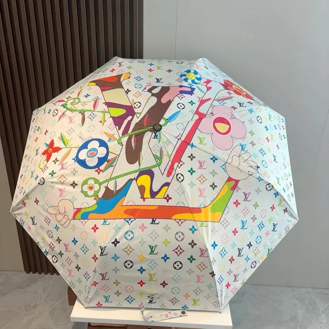 Louis Vuitton Umbrella Takashi Murakami x LV Monogram