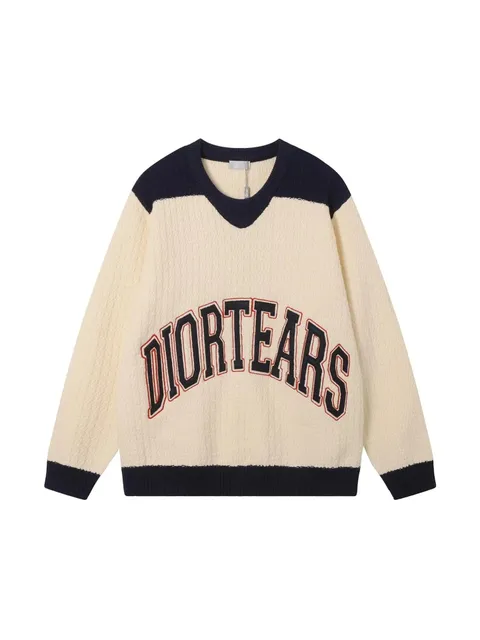 V-Neck Sweater Dior Tears Arch Logo