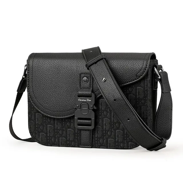 Dior B22 Saddle Bag Monogram Leather