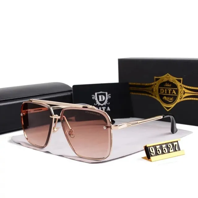 DITA Mach Six Gold Frame Brown Gradient Lens