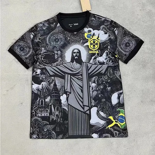 Nike Brazil National Team Jersey Christ the Redeemer Print