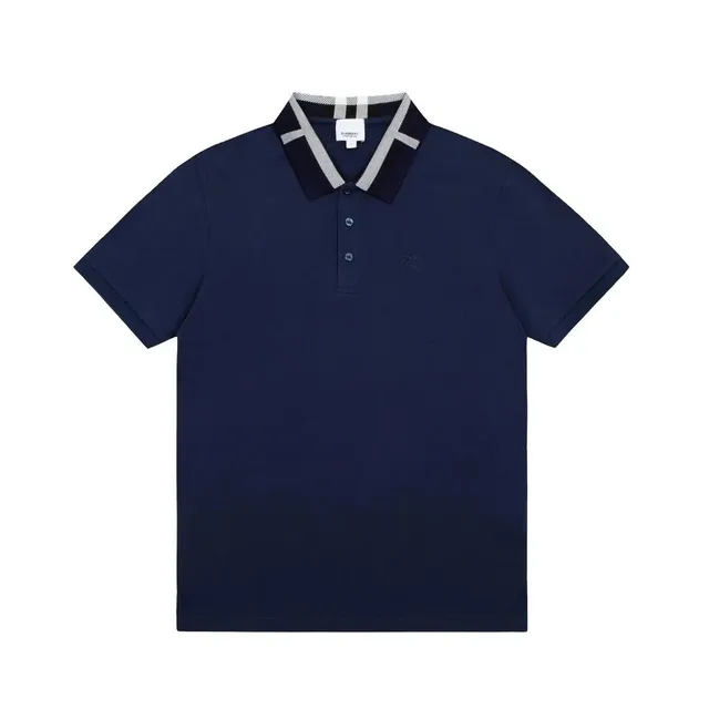 Burberry Polo Shirt Checkered Collar