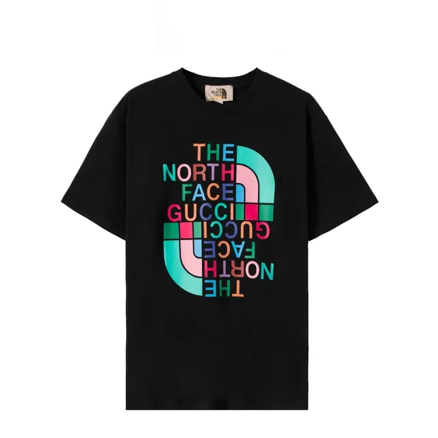 Gucci × The North Face Collaboration Tee Multicolor Logo Print