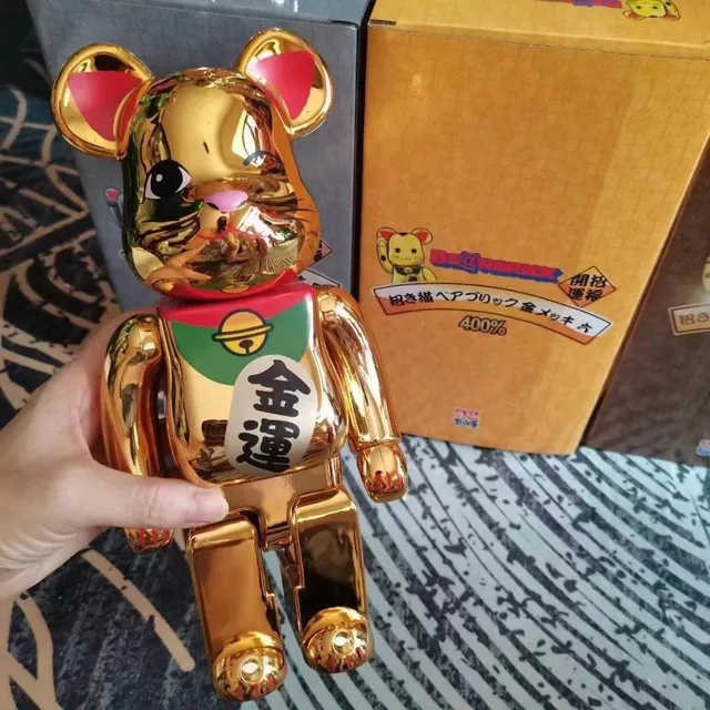 Be@rbrick Bearbrick Maneki-neko Gold
