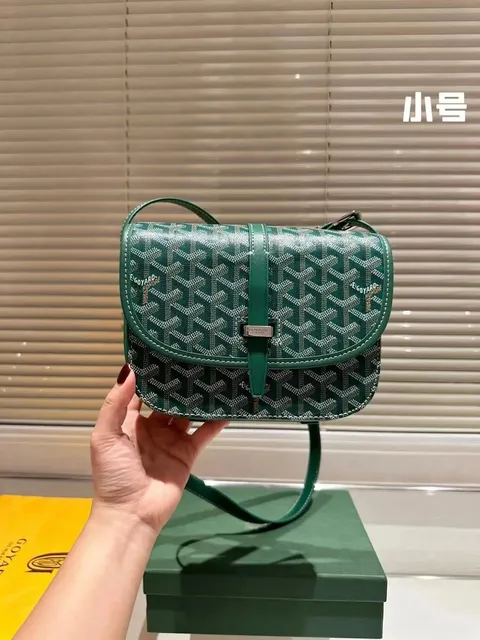 Goyard Saint Louis Green Chevron