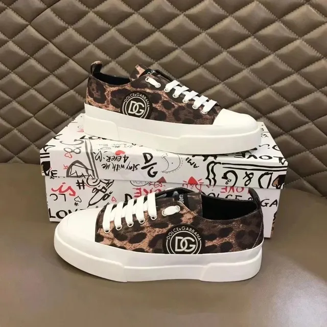 Dolce & Gabbana Low-Top Sneaker Leopard Print