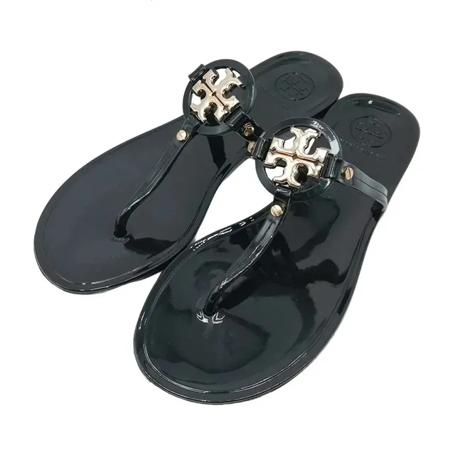 Tory Burch Miller Thong Sandal Logo Buckle