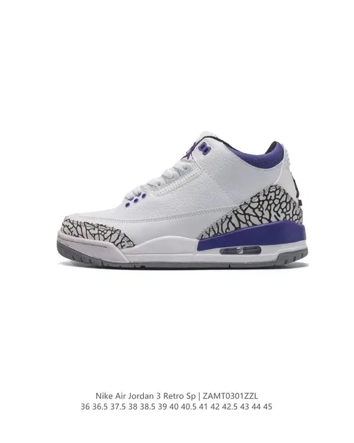 Air Jordan 3 Retro SP White Purple