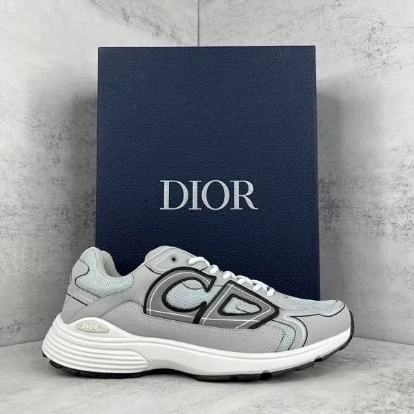 Dior B22 Trainer Monogram Grey