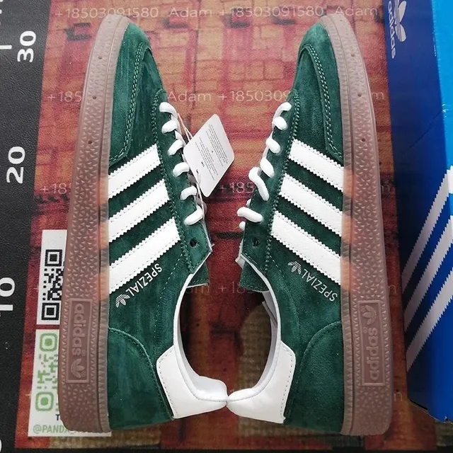 Adidas Samba Green Suede