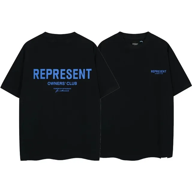 Represent Owners' Club Tee Blue Logo Print