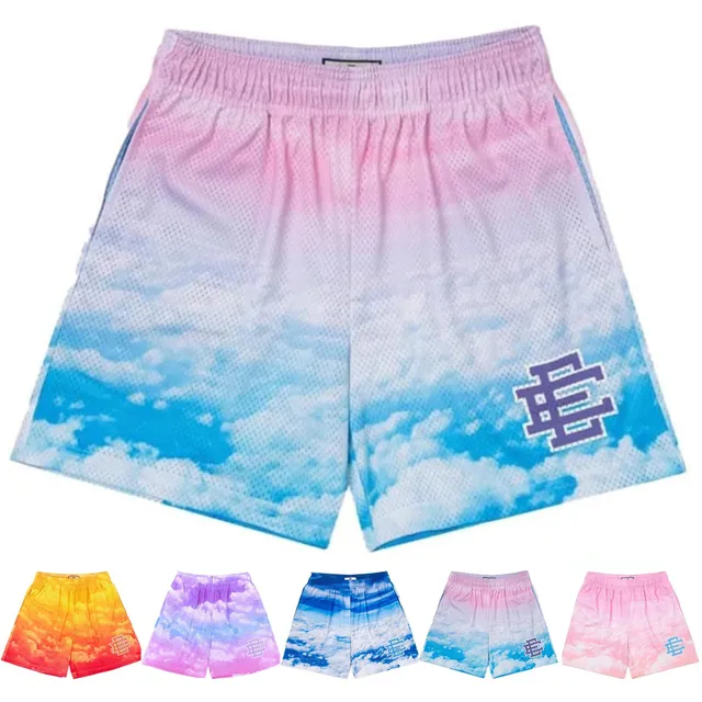 Eric Emanuel Mesh Shorts Cloud Gradient