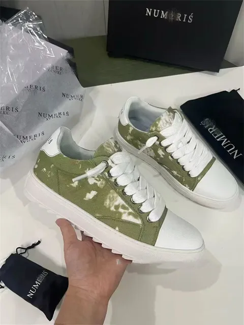 Numeris Atelier Sneaker Olive Tie-Dye