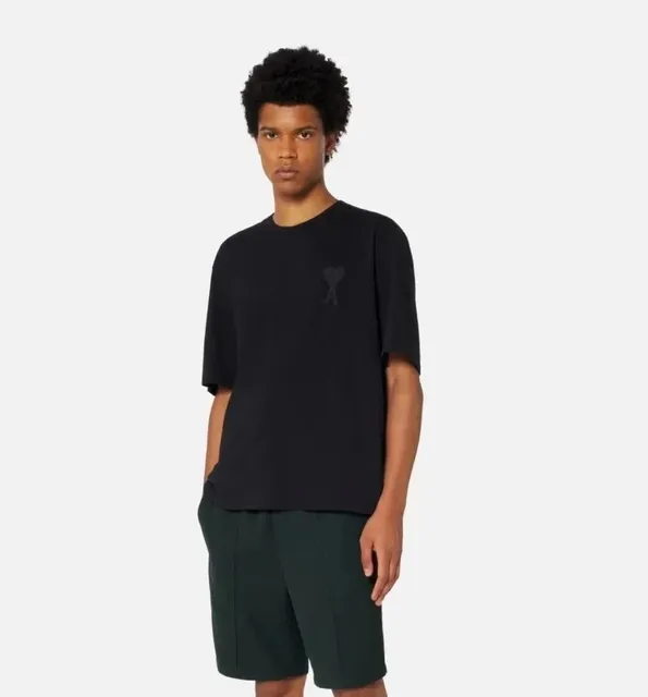 Off-White Cotton T-Shirt Heart Logo
