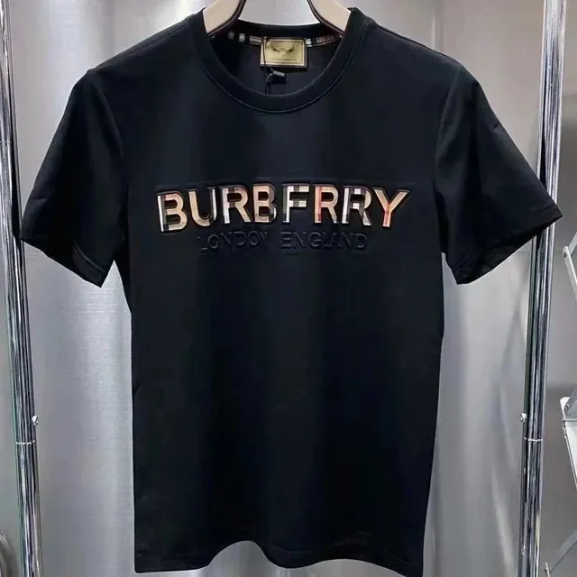 Burberry Logo T-Shirt Metallic Logo
