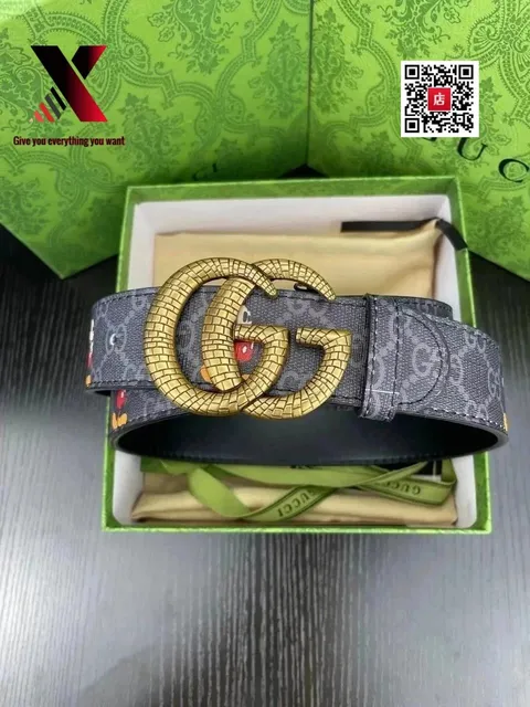 Gucci Horsebit 1955 Belt GG Supreme with Snake Buckle