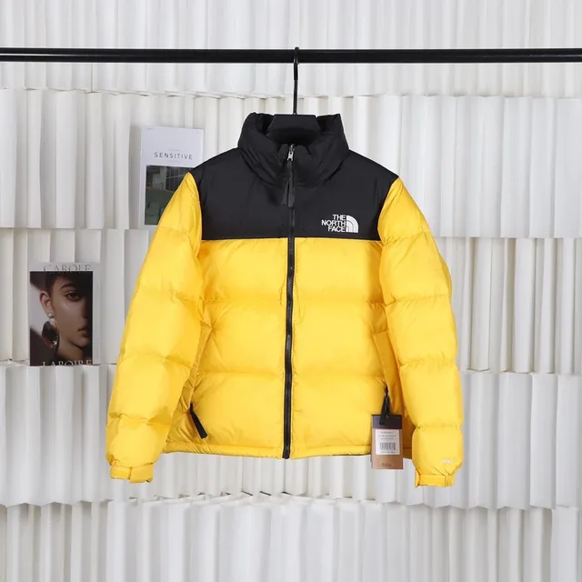 The North Face Nuptse Jacket Yellow/Black