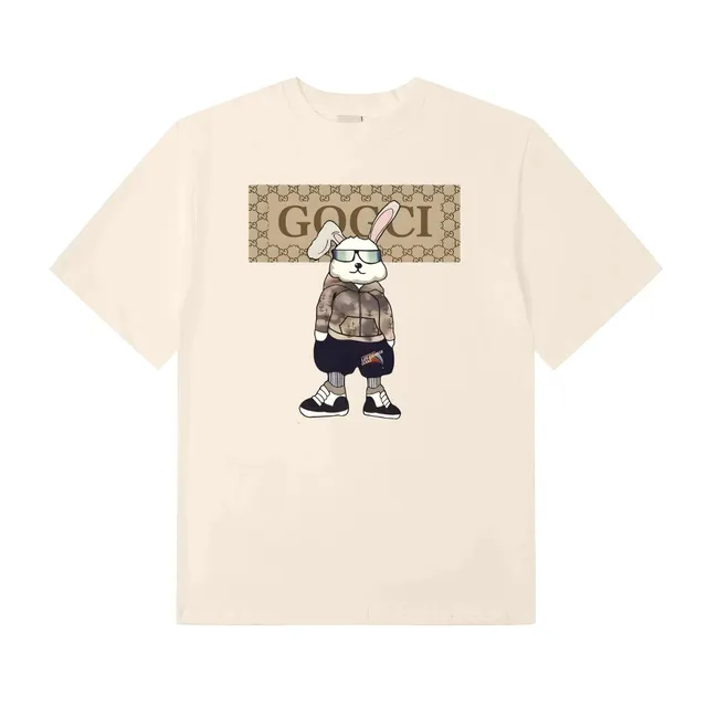 Gucci Graphic T-Shirt Rabbit Print