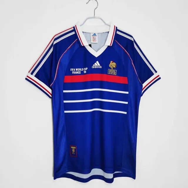 Adidas × France National Team France 1998 World Cup Home Jersey