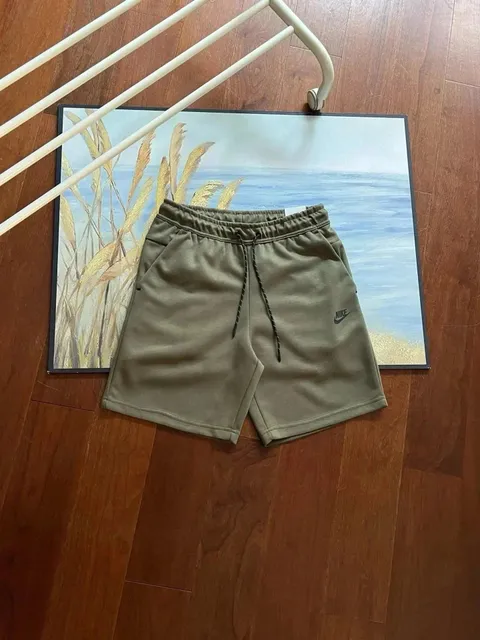 Nike Tech Fleece Shorts Olive