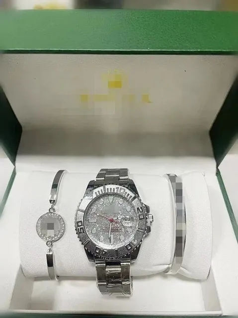 Rolex Submariner Ice Blue Dial with Diamond Bezel